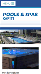 Mobile Screenshot of poolsandspaskapiti.co.nz